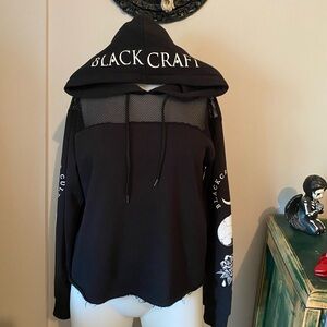 Hoodie avec filet noir